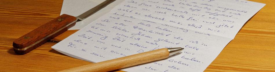 Further things to consider when writing love letters to someone you love